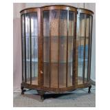 Curved Glass Display Cabinet
