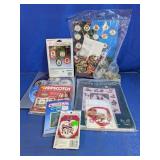 Christmas Cross Stitch Craft Kit Lot