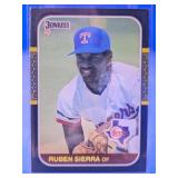 ROOKIE CARD 1987 DONRUSS RUBEN SIERRA
