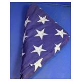 Vintage Tri-Fold US American Burial Display Flag