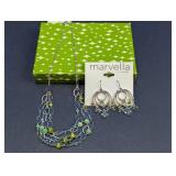 Marvella by Monet Necklace & Earring Set