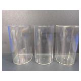 Clear Plastic Semicircle Storage Cups