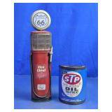 Route 66 Gas Pump & STP Treatment Oil Wall Dï¿½cor