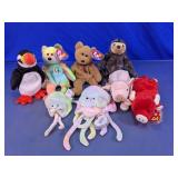 Assorted Ty Beanie Babies Plush Toys