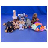 Assorted Ty Beanie Babies Animal Plush
