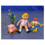 Mixed Plastic Character Figure Lot