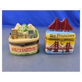 Souvenir Trinket Box Lot
