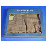 Michael Kors Studded Hat & Scarf Set
