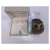 Sparkle Allure Jewelry & Owl Bracelet