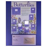 Butterflies World of Stamps Display Sheet Set