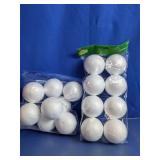 Christmas Crafts Styrofoam Balls Lot