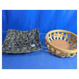 Vintage Woven Decorative Basket Duo
