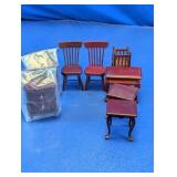 Miniature Wooden Furniture Lot