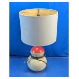 Ceramic Table Lamp With Fabric Shade