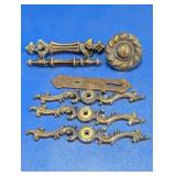 Vintage Decorative Brass Hardware Lot
