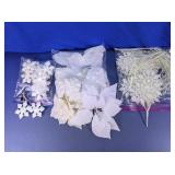 White Christmas Decor Assortment Lot