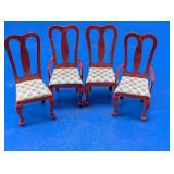 Wood Dining Chair Miniatures Lot