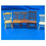 Wood Miniature Chair Assortment