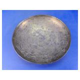 Engraved Metal Decorative Bowl