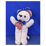 Patriotic Plush Bear Figure