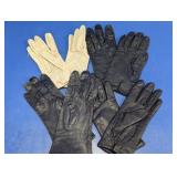 Vintage Leather-like Gloves Assorted Lot
