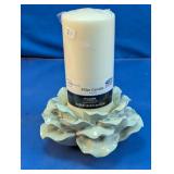 Mainstays Pillar Candle & Living Colors Holder Duo