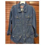 Revolt Blue Denim Zip Jacket