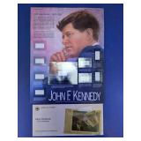 John F. Kennedy World of Stamps Display Sheet Set