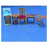 Miniature Wood Furniture Assortment