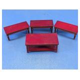 Miniature Wood Furniture Set