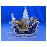 Christmas Sleigh Centerpiece Decoration
