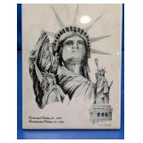 Vintage Statue of Liberty Commemorative Tile