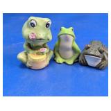 Mini Frog Figurine Decor Lot