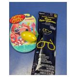 Silly Putty & Glow Eyeglasses Party Favors Lot