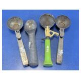 Ice Cream Scoops & Portion Scoops Lot