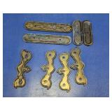 Decorative Brass Escutcheon Plate Lot