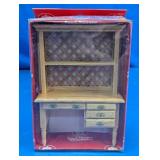 Town Square Miniatures Writing Desk Shelf/Oak