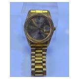 Oleg Cassini Gold Tone Quartz Watch 31-727DG