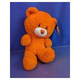 Build-A-Bear Orange Preppy Bear Plush Toy