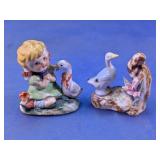 Girl & Goose Glass Figurine Assortment