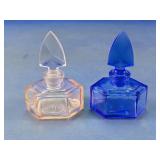 Colored Glass Perfume Bottle Assortment