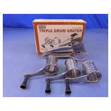Cooks Tools Triple Drum Grater