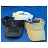 Assorted Embroidered Sports Sun Visors Trio