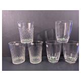 Mixed Clear Glass Tumbler Set