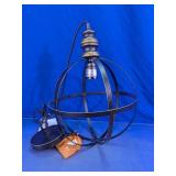 Metal Orb Pendant Ceiling Light Fixture