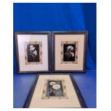 Floral Framed Wall Art Prints Lot
