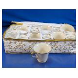 Vintage Lenox Eternal Ivory & Gold Teacup Set