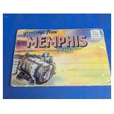 1937 Memphis Postcard Fold-Out