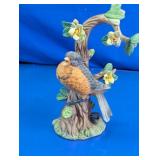 Bird on Tree Branch Figurine