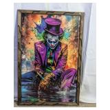 Framed Joker Pop Art Wall Decor